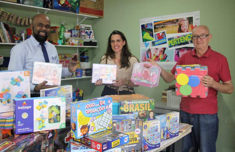 Projeto 'ACSP Esperança' entrega brinquedos ao Instituto Gabi