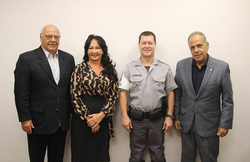 ACSP se reúne com diretora da Univinco e comandante do 1º Batalhão de Trânsito